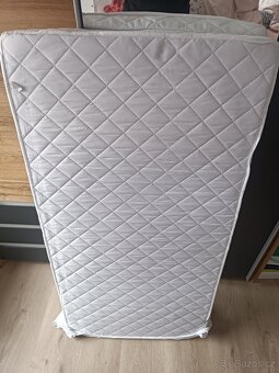 Postýlka vč. matrace, žirafa, dřevěná - 3