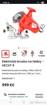 Bruska na řetězy HECHT. - 3