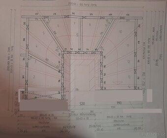 Schody ocelové pravé, tvar U, výška 262 cm - 3
