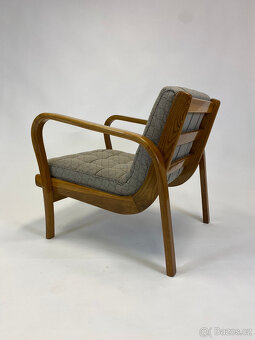 Krásná křesla Kropáček po renovaci, dub, šelak TOP - 3