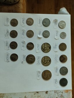 Staré mince 1 - 3