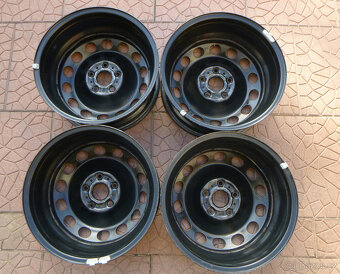 Plechové disky kola originál Škoda VW 5x112 6,5Jx16 ET46 - 3