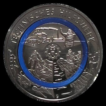 10 euro Německo 2025 Technická pomoc KM #456 - kov+polymer - 3