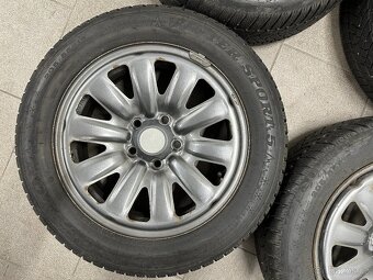 4 ks plech. disků 6,5Jx16 se zimními pneu Dunlop 205/55/16 - 3