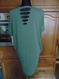 Khaki bavlněné šatičky - 3