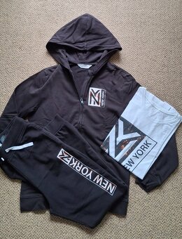 Tepláková souprava chlapecká,tepláky Adidas, H&M,158,164,170 - 3