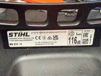 Motorová pila Stihl ms 231 - 3