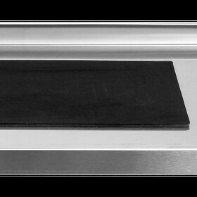 Servírovací nerezový/plech vozík 82x50 cm, 3 police - 3