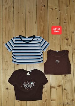 Vel 152-158 trička,rifle,bundy,košile.... - 3