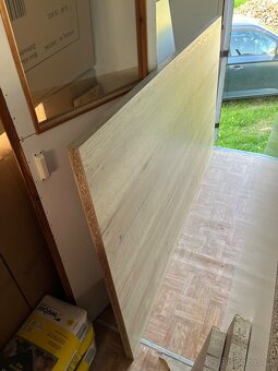 Kuchyňská pracovní ostrůvková deska, odstín Dub Halifax přír - 3