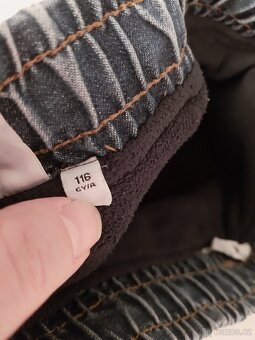 Rifle (s fleecem), vel. 116 - 3