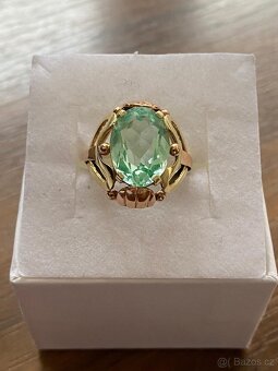 Zlatý dámský prsten - 3