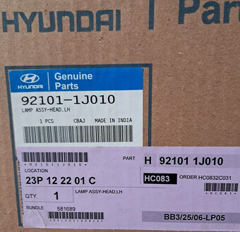 Levý světlomet - 3