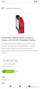 Bezpečnostní relé Schneider XPSAC5121 - 3