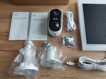 Wi-Fi solární kamera 2K Arenti GO1 & SP2-C - 3