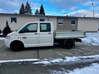 VW volkswagen transporter T5 valník, 1,9 TDi, r.v. 2007, - 3