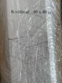 Dřevený květináč 40x40cm - 3