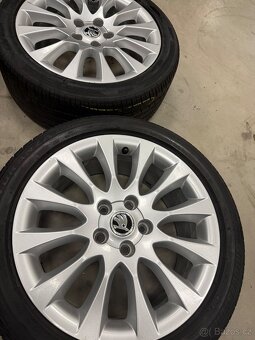 Alu kola Octavia 3 225/45 r17 letni 5x112 et 48 - 3