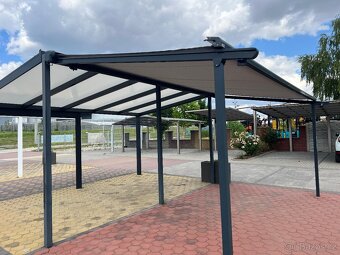 Pergola - slunolam 5x3m s pohonem na dálkové ovládání STOBAG - 3