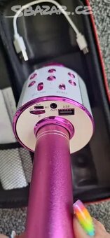 Bezdrátový mikrofon karaoke Bluetooth reproduktor - 3