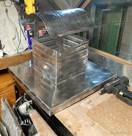 STŘÍŠKA NA KOMÍN NAPOLEON Nerez, pozink, měď.. - 3