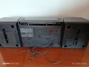Retro rádio sanyo dvojče kazeťák - 3