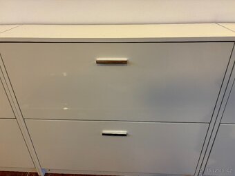 Botník - lesklý bílý (více kusů k dispozici) - 3