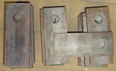 Kalené kladívko do kladívkového štěpkovače / drtiče 20x8x2cm - 3