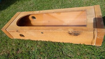 Dřevěná prosklená bedna na hodiny - 3