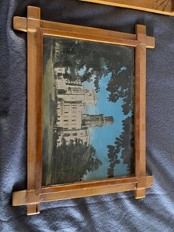 Retro dřevěné rámy s obrázky - 3