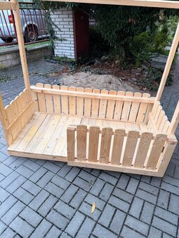Dětská postel 160x80 dřevěná masiv - 3