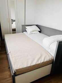 Ikea Hemnes Ikea bed with 2 mattresses - 3