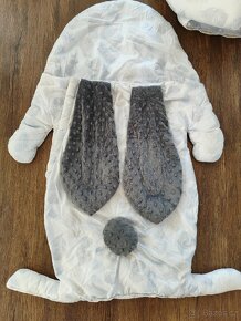 Hnízdečko, spací pytel Bunny, dečky. Bavlna peříčka, minky - 3