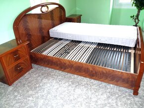 lakovanou manželskou postel dvoulůžko - 3