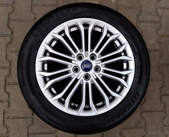 Alu kola originál Ford Focus, C-Max 5x108 R17 KRÁSNÁ SADA - 3