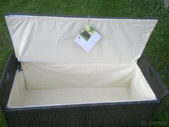 Ratanový box/lavička na polstry-49 x 108 x 46 cm-nová - 3
