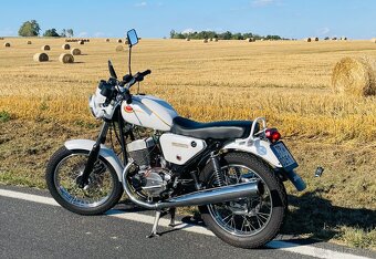 Jawa 350 Californian 5, bílá perleť, český TP - 3
