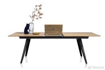 Rozkládací jídelní stůl - City 190 cm, přírodní dub – sleva - 3