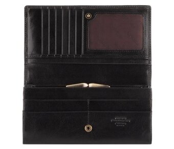 Dámská kožená peněženka Wittchen černá - 3