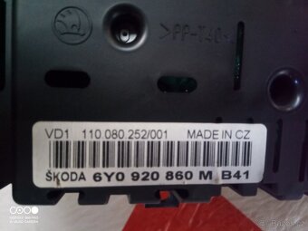 řídící jednotka 03D 906 032 A +budíky+sada zámků - 3