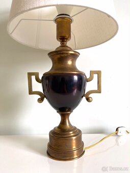 Vintazní stolní lampa, retro lampa - 3