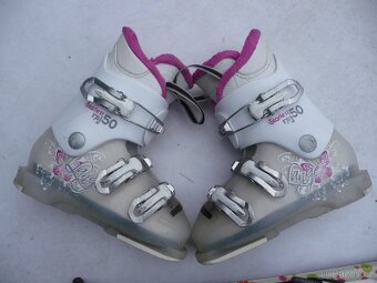 239. Detske lyže TECNO - 100 cm + boty LANGE 30 eu + hole - 3