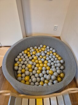 Montessori set XL piklerove trojúhelník houpačka skluzavka - 3