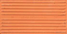 Retro keramické dlaždice - červené kropenaté, lesklé - KERKO - 3