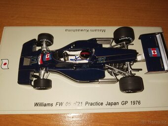 F1 Williams FW05 #21 Masami Kuwashima 1976 Japan Spark 1:43 - 3