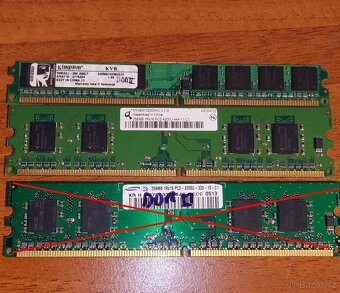 DDR2 // DDR II - Mix 11 ks otestovane, vetsinou jednostrane - 3