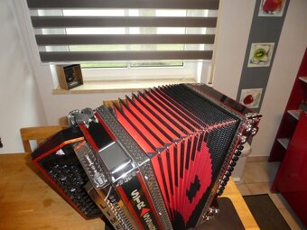Štýrská pětiřadá harmonika, Strasser de Luxe E, F-B-Es-As-De - 3