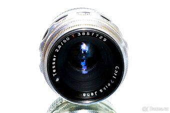 Meyer Tessar 2,8/50 RED T 1Q M42 12-lamelový TOP STAV - 3