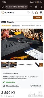 Nůž ANV A200 BB DLC Black, G10 Black - 3