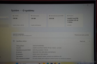 HP EliteBook x360 1040 G7 i5/8GB/SSD 256GB NVMe/záruka - 3